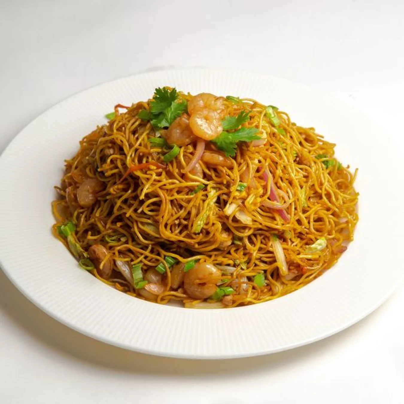 Shrimp Fried With Chow Mein